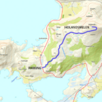 climbing-holandsmelen-hill,-loftofen,-norway