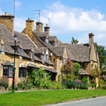 Row of cottages in the Costswolds