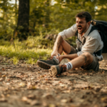 hiker with leg pain