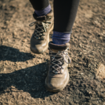 hiking socks and hiking boots