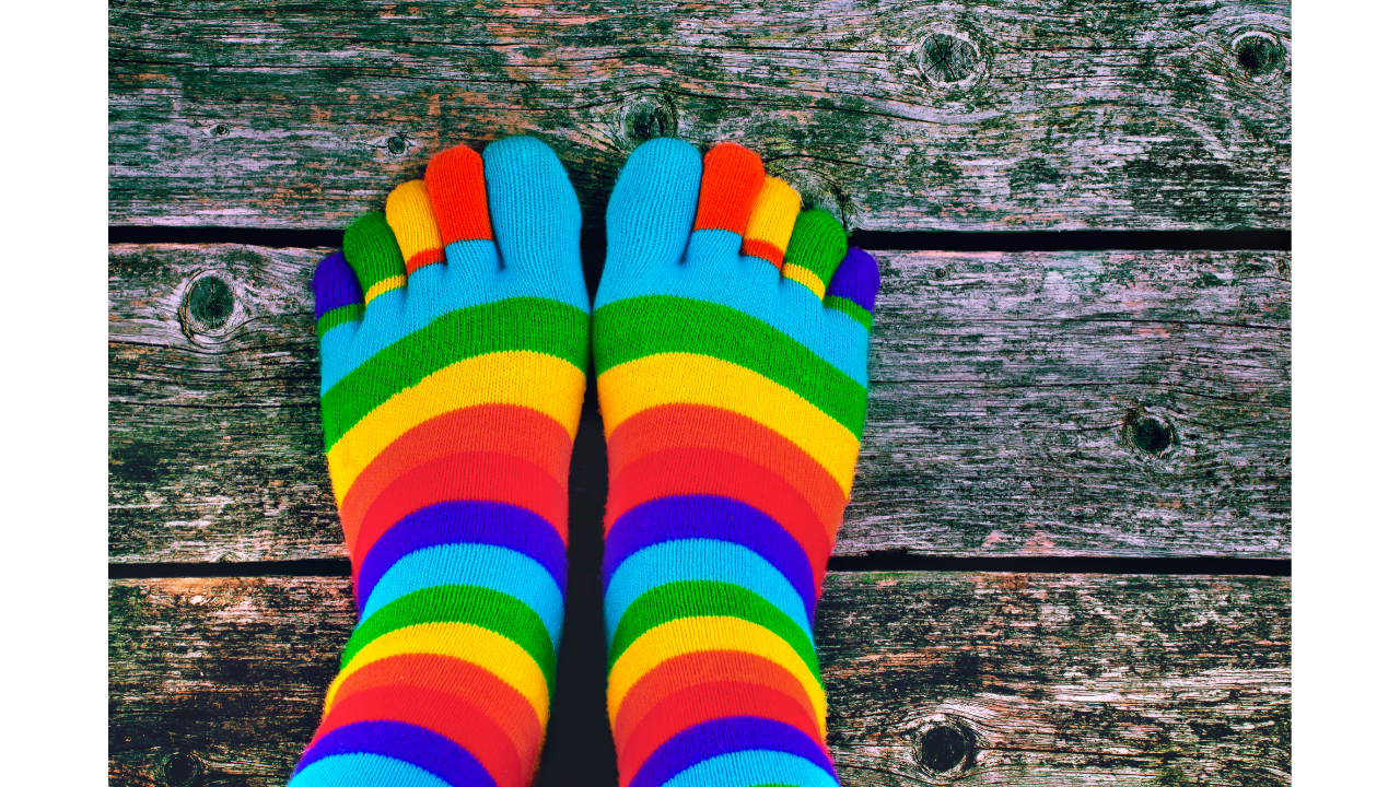 Coloured socks for girls