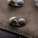 Photo showing the lace hook on a hiking boot